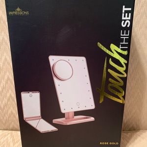 Portable touch sensor mirror